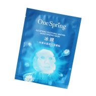 One Spring Ice Spring Soothing Whiten Moisturizing Mask - Охлаждающая маска для лица с омолаживающим эффектом.