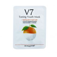 BioAqua V7 Toning Youth Mask - Апельсиновая маска для осветления кожи.