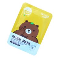 BioAqua Animal Moisturizing Mask - Тканевая маска с экстрактом зеленого чая.