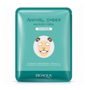 BioAqua Animal Sheep Nourish Mask Увлажняющая маска для лица. 
