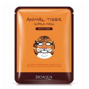 BioAqua Animal Tiger Supple Mask Питательная маска с сияющим эффектом.