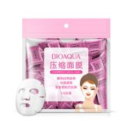 BioAqua Compressed Facial Mask - Прессованные тканевые маски для ухода за лицом (100 шт.).