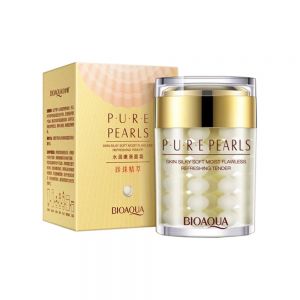 BIOAQUA Pure Pearls - Увлажняющий крем для лица с натуральной жемчужной пудрой
