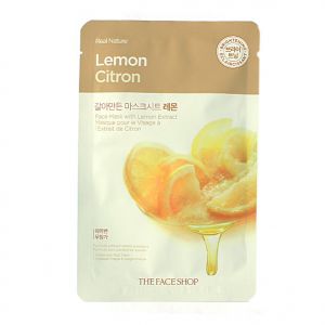 Real Nature Lemon Face Mask - Маска для лица с лимоном.