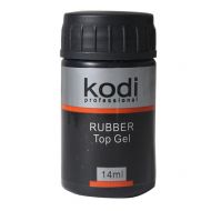 Kodi Rubber Top Gel - Каучуковый топ для ногтей с липким слоем (14 мл).