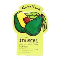 TONY MOLY I’m Real Avocado Mask Sheet Nutrition - Тканевая питательная маска с экстрактом авокадо.