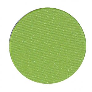Ярко-зеленые тени в прозрачной упаковке Цвет #006.